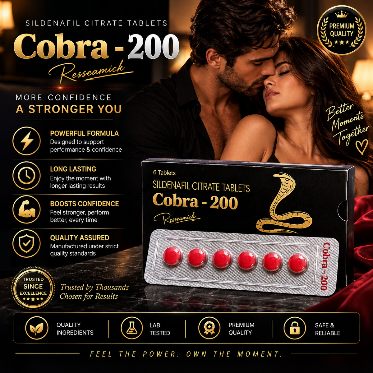 Cobra 6 Tablets (200 mg)