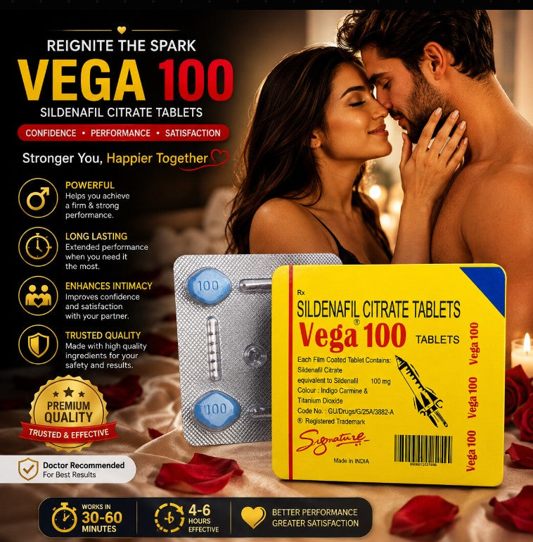 Vega 100 Indian Rocket Pills for Force 4 Tablets for Men
