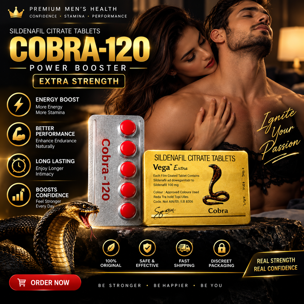 Cobra 5 Tablets (120 mg)
